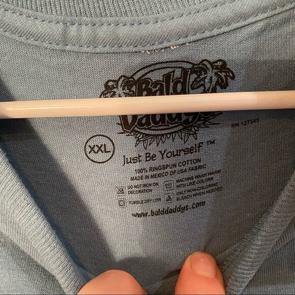 Fathers Day Funny tshirt Bald Daddy Mens novelty joke Accept Genetics XXL - Picture 5 of 6